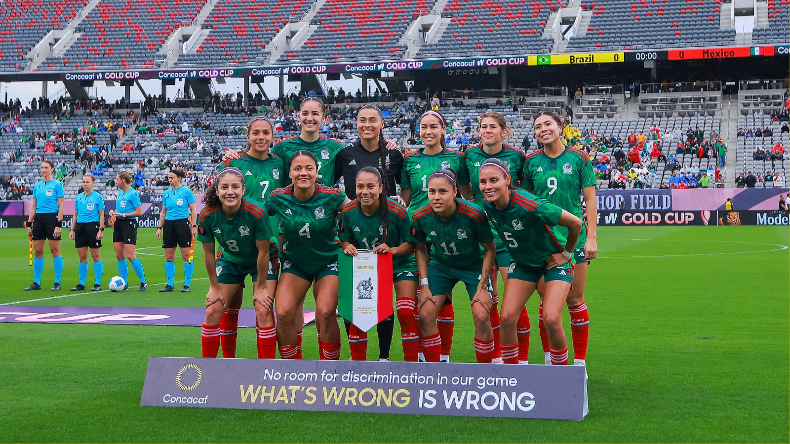 Copa Oro W: Rebeca Bernal, capitana del Tri tras perder con Brasil; "tenemos que seguir mejorando para competirle a este tipo de rivales" 